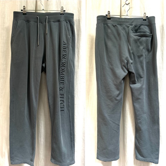 Abercrombie & Fitch Other - Abercrombie Soft AF blue relaxed embossed sweatpants size medium